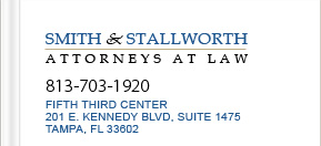 Fifth Third Center, 201 E. Kennedy Blvd, Suite 1475; Tampa, FL 33602